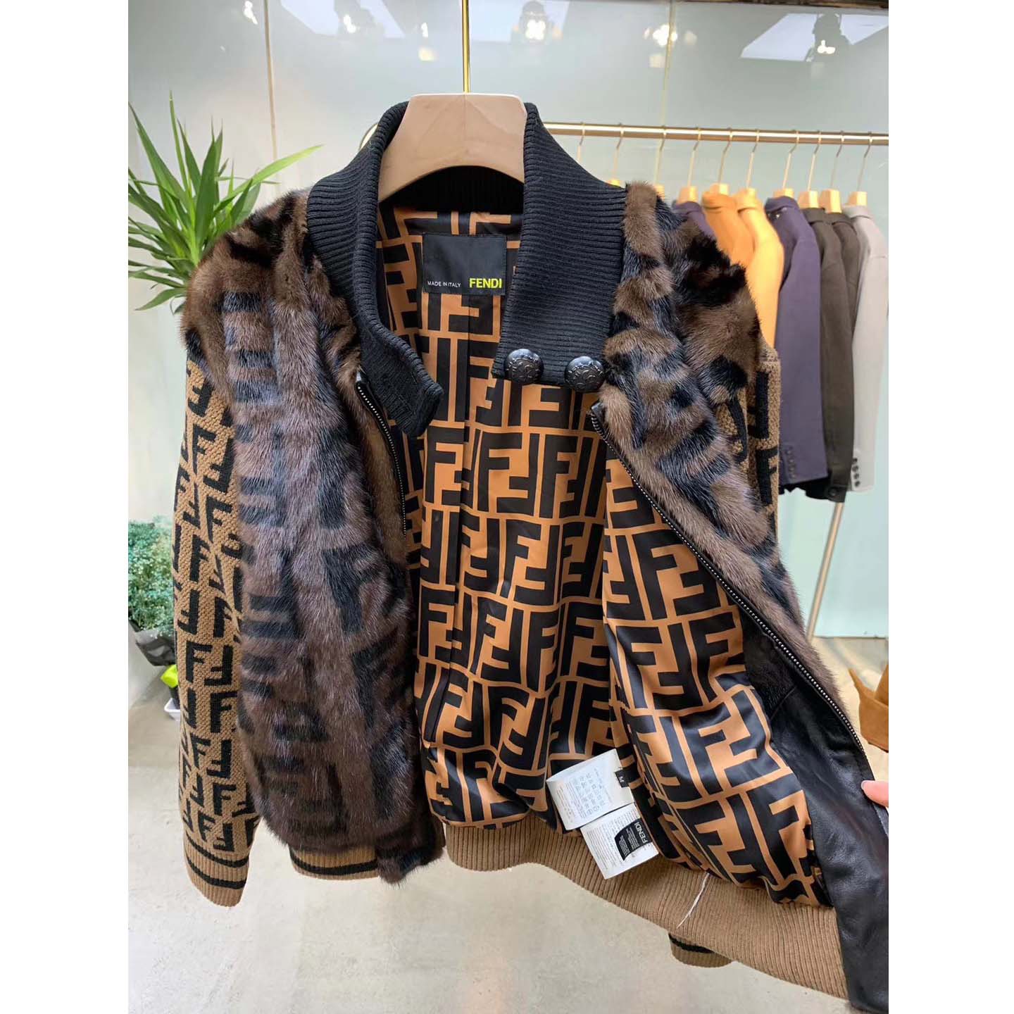 Fendi mink sales jacket